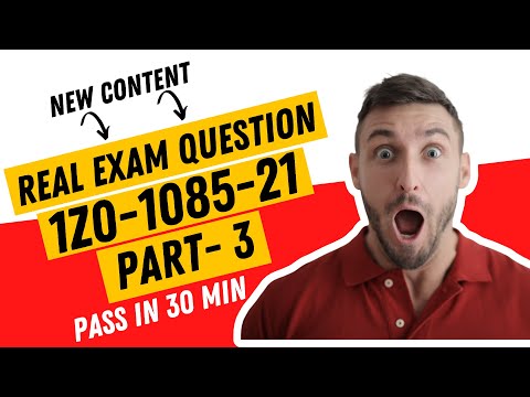 [NEW] 1Z0-1085-21 | Oracle Cloud Infrastructure Foundation |  Exam Question : Part 3