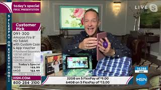 Amazon  Fire 8" HD 32GB Tablet with Custom Case   App Vo...