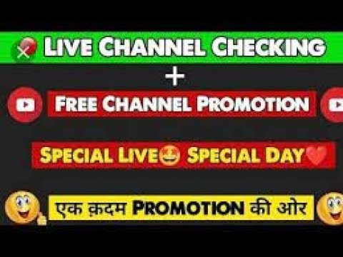 1000 SUBSCRIBERS FREE 🤯 2 minute मैं Promotion Live Channel Checking|| And Free promotion ✅||