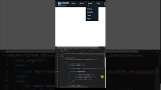 Dropdown menu | Html CSS #fypシ゚viralシ #CustomWebsites #frontenddesign #webdevelopment #html #Code