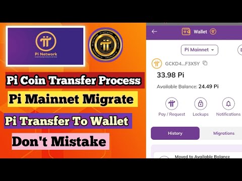 Pi Coin Transfer To Wallet || Pi Con Wallet Me Kese Move Kare