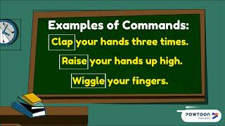 P1 English Instruction Words and Commands