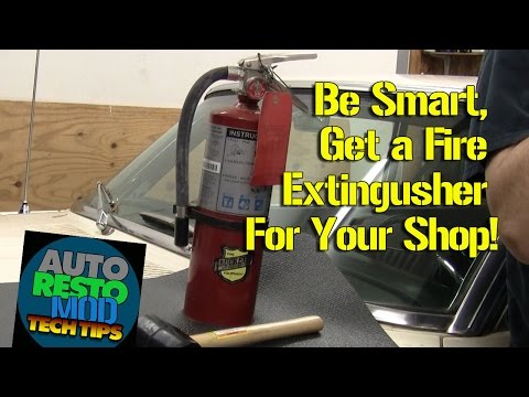 Get a Fire Extinguisher For Your Shop