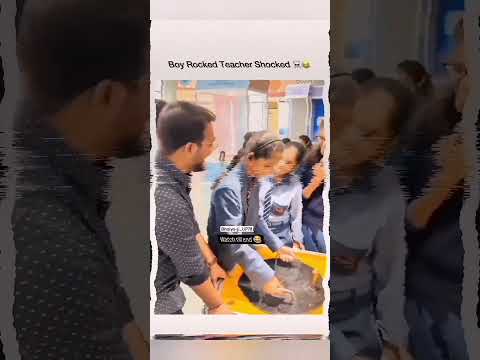 Teacher Shocked😱 Boy rocked😎#sigma #school #chad