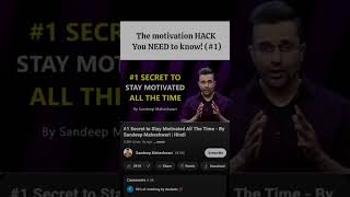 1% Secret To Stay Motivated All The Time #learningmotivation #motivation #sucess #ytshorts