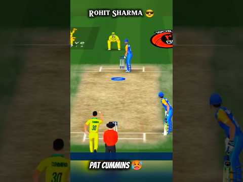 Rohit Sharma vs Pat Cummins 🥵🔥 #wcc2 #cricket #gaming #videogames #testcricket #cricketshorts #viral