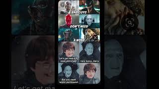 Bad Guys Don’t Need a Nose 🤣 | Harry Potter Funny Meme