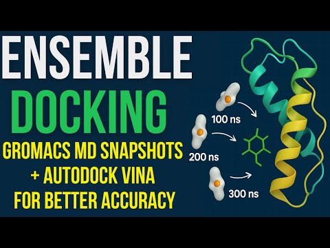 Ensemble Docking Tutorial | MD Snapshots + AutoDock Vina for Best Binding Affinity