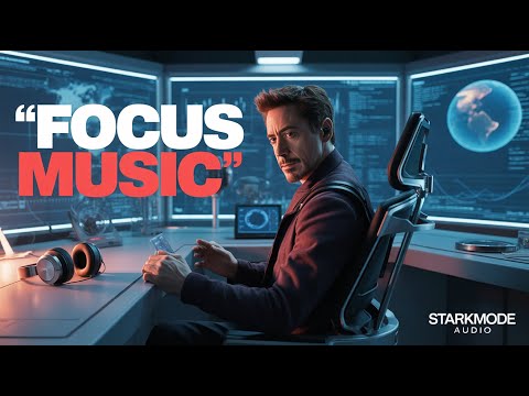STARK MODE – Futuristic Focus Beats for Creators | Work Music Inspired by Tony Stark