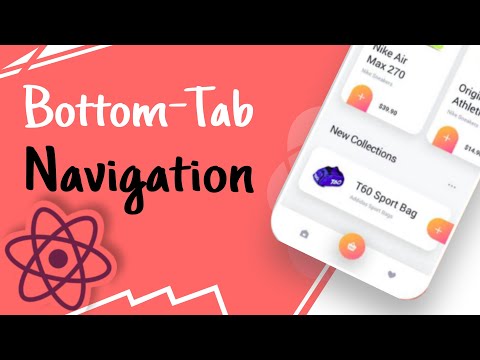 🔵 Custom Bottom Tab Navigation in React Native | React Navigation v5/6