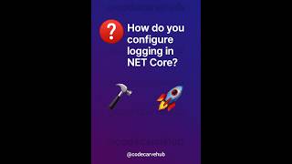 Enable Logging in .net Core in 30Sec✅ #dotnetcore #dotnet #aspnetcore #logging #csharp #codecarvehub