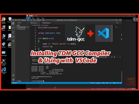 Installing TDM GCC (C++) Compiler and Using with VSCode | Software Coding Tutorials Channel