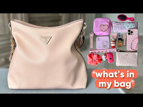 what's in my bag ♡ Guess Kirsti Bag