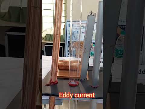Lenz's Law,Eddy current. #icfai #physics #experiment #technology #ipr  #shorts #viral #exhibition