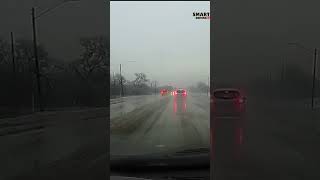 If the road is slippery, go slowly  #drivingfails #smartdriving