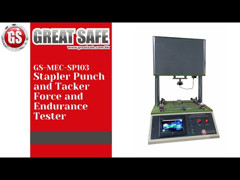 Stapler Punch and Tacker Force and Endurance Tester