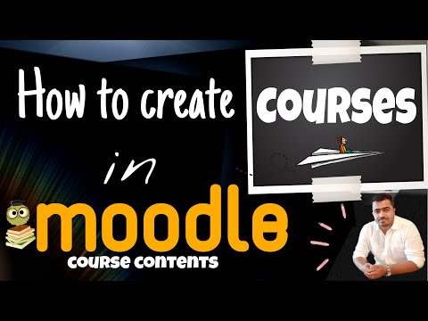Create awesome courses in Moodle | Course Contents #moodle #course #elearning