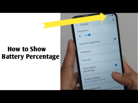 How to Show Battery Percentage | Samsung A03 Core (SM-A032f/ds) | Unlock Point.