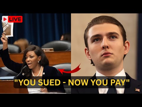 Barron Trump SUED Jasmine Crockett — But Her Witness SHATTERED His Legacy in 9 Seconds