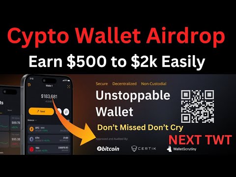 Crypto Wallet Airdrop | Earn $500 to $2k easily | Biggest Crypto Airdrop Alert- 2025
