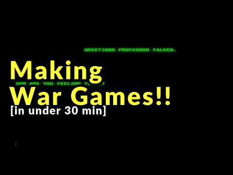 Claude AI Builds the War Games Computer — From Prompt to Playable