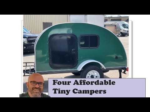 Affordable tiny campers: $7k-$10k. DIY your own interior by starting with a great shell of a camper.