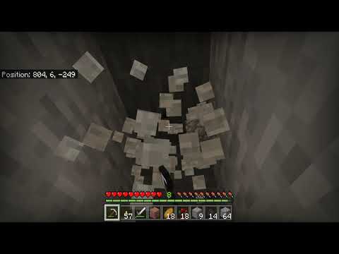 Minecraft Challenges Eternal night Ep4:mining away