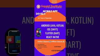 Mobile App Development Course #digitalindia #students #androidiosdevelopment #iosdevelopment #ai