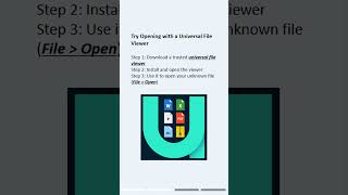 ⚠️ STOP! Before opening that unknown file—it could be a VIRUS! #unknown #file
