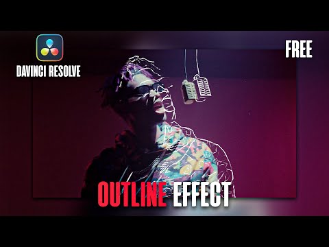 How to Create a Stunning Outline Effect in DaVinci Resolve | Free ✨🎬