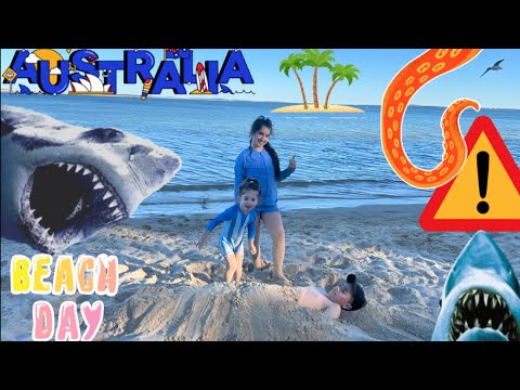 Watch out for sharks!! #beach #funny #family #2025 