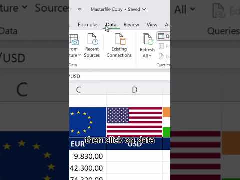 💱 Convert Currency in Excel the Right Way! 🌍📊 #ExcelTips #Shorts
