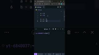 swap two variables without TEMP #shorts #coding #programming