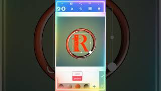 #Rlogo design in Pixellab design tutorial
