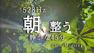 朝のソルフェジオBGM【528Hz】朝、整う。｜穏やかなスタートと静かな集中のための45分BGM｜Morning Switch ON vol.21