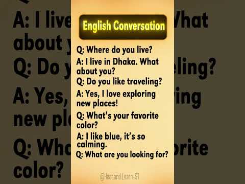 Daily English Conversation (Part 3) | 10 New English Questions and Answers | Speak Naturally