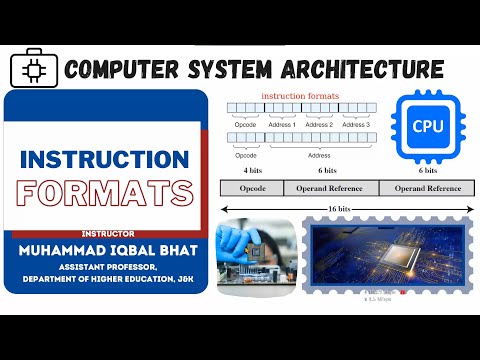 Instruction Formats - Computer System Architecture