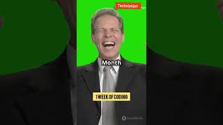 1 year of coding #programming #comedy