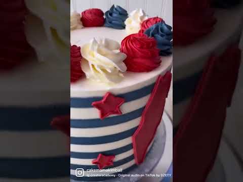 Happy Fourth of July! #shorts #youtubeshorts #cakemama #cakethings