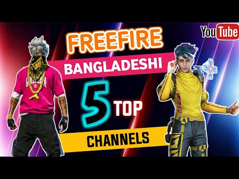 FREEFIRE BANGLADESHI YOUTUBER || TOP 5 BANGLADESHI FREEFIRE GAMER || Delhi Gamerz Yt