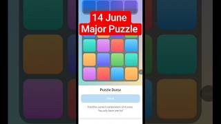 14 June Major Puzzle Durov  🔥 Today Major Puzzle Solve 🔥 Daily Major Combo card Update