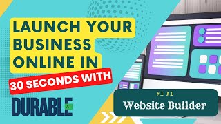 Launch Your Business Online in 30 Seconds with Durable AI | #1 AI Website Builder