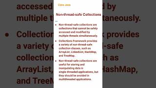Non-thread-safe Collections (98) #corejava