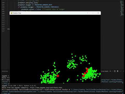 Python Predator-Prey Simulation