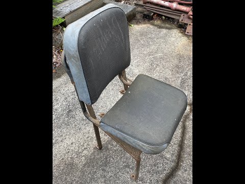 Engineer's Seat Restoration for 99 year old Rayonier #23 Locomotive
