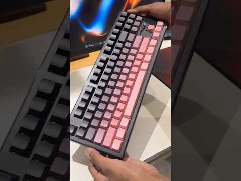 Weikav WK87 with coconut latte switch. This is a banger with VIA/QMK support.