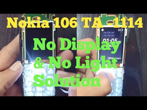 Nokia ta 1114 on light on display solution