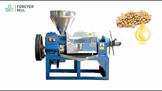 2-3T/D oil press machine for soya/soybean oil making machine_China