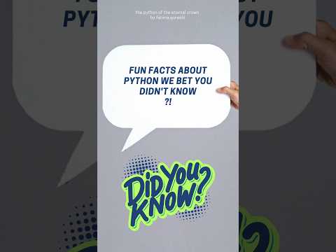 7 Fun Facts You Didn’t Know About Python 🐍#PythonFacts #PythonProgramme #CodeWithFatima #DidYouKnow