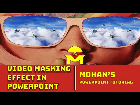 Video Masking Effect in PowerPoint | Video Inside the Mockup | How to Play Video In Mockup Shapes